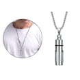 thumbnail image 5 of Yinanstore 3-15pack Stainless Steel Glass Openable Container Tube Urn Pendant Necklace 3 Pcs, 5 of 5