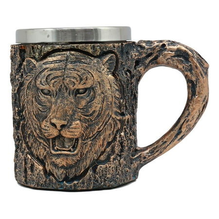 Ebros Animal Totem Spirit Apex Predator Bengal Tiger Mug Textured