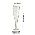 Plastic Champagne Flutes Disposable Plastic Champagne Glasses for