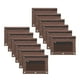 thumbnail image 1 of Decoración del hogar, estuche para lápices, bolsa para lápices, bolsas para lápices, carpeta de tela con ojales de 12 piezas B5, bolsa de almacenamiento para oficina con tres agujeros y cremallera, es, 1 of 3