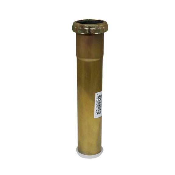 Highcraft 24122 Slip Joint Extension Tube for Tubular Drain Applications, 1-1/2 in. x 12 in., 22GA Brass