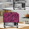 thumbnail image 5 of FOR U DESIGNS Zebra Pink Pattern Microwave Oven Cover Foldable Small Appliance Covers Dustproof Shield For Countertop Appliances Home Decoration Accessories-S, 5 of 8