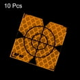 thumbnail image 3 of Unique Bargains 10 Packs Reflector Target Sheets 40mm Self Adhesive Reflective Tape Survey Target for Total Stations, Yellow, 3 of 6