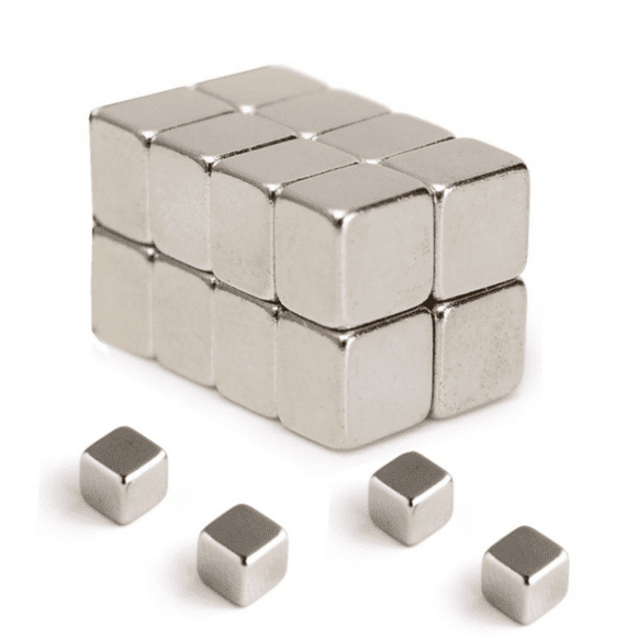 20 Pcs Jouets Magnétiques Cubiques 5x5x5mm