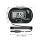 thumbnail image 2 of Termómetro digital LCD para acuario con ventosas y sonda impermeable para pecera, terrario para reptiles (2 piezas), 2 of 5