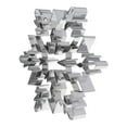 thumbnail image 4 of JZROCKER Stainless Steel 3D Christmas Snowflake Cake Biscuit Cookie Cutter Mold DIY Bakin, 4 of 9