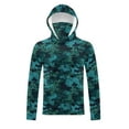 thumbnail image 7 of YUGYXL Unisex UPF 50+ Performance Fishing Hoodie Long Sleeve Sun Protection Athletic Quick-Dry Breathable T-Shirt F Multicolor XL, 7 of 7