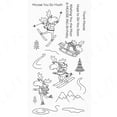 thumbnail image 4 of Troqueles de corte de alce feliz decoración de colección de recortes plantilla de grabado DIY Navidad trineo alce sellos transparentes hechos a mano, 4 of 4
