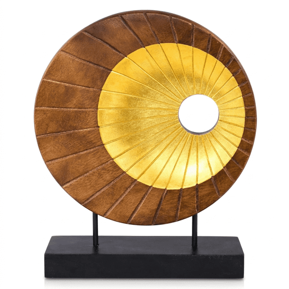 Decozen - Handmade Decorative Wooden Sculpture for Home Decor Acacia Wood