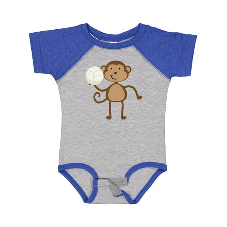 

Inktastic Volleyball Monkey Boy Gift Baby Boy Bodysuit