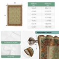 thumbnail image 6 of Boho Geometric Abstract Floral Balloon Curtains for Bedroom/Front Door/Bathroom, Vintage Ethnic Flower Textured Tie Up Curtains 63 Inch Length Kitchen Curtains Shades for Windows 46"x63", 6 of 8