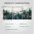 thumbnail image 3 of Hieng Mountain Canvas Wall Art, Boho Watercolor Poster Prints Painting, Sun Forest Abstract Nature Landscape Artwork Wall Decor for Living Room, Bedroom（Only canvas）, 3 of 6