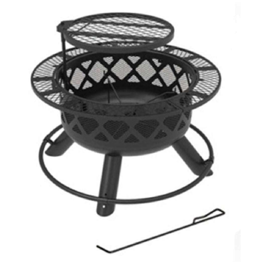 Big Horn Srfp9624 Ranch Fire Pit With, 24 Inch Fire Pit
