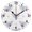 Black, variant on Cute Elephant Wall Clock 10in Round Artistic Oil Painting Home Decor Desk Table Clock
