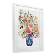 thumbnail image 3 of Stupell Industries Sunny Chinoiserie Pink Bouquet White Framed Print Under Glass design by Carol Robinson, 16 x 13, 3 of 10