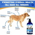 thumbnail image 5 of Salmon Oil for Dogs & Cats, Omega 3 Fish Oil for Dog's Skin and Coat, Natural EPA + DHA Fatty Acids for Joint Function, Immune & Heart Health, Wild Alaskan Salmon Oil 250ml for All Ages & All Breeds., 5 of 5