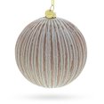thumbnail image 2 of Ribbed Matte Glass Ball Glass Christmas Ornament, 2 of 3