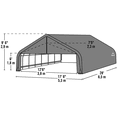 thumbnail image 4 of ShelterCoat 18 x 28 ft. Garage Peak Gray STD, 4 of 4