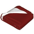 thumbnail image 2 of Bixox Fleece Blanket Maroon Pattern Super Soft Double-Sided Microfiber Flannel Blanket for Sofa, Bed, Couch,Suitable for All Seasons - 60"x50", 2 of 5