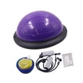thumbnail image 1 of Pelota De Equilibrio De Media Base Antideslizante Para Entrenamiento De Equilibrio En Casa, Gimnasio, Fuerza Central, Color Morado Púrpura, 1 of 8