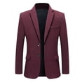 thumbnail image 1 of Traje de hombre de mediana edad de otoño e invierno, traje casual acolchado para padre de hombre, abrigo para hombre, 1 of 4