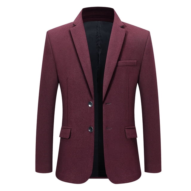 Traje de hombre de mediana edad de otoño e invierno, traje casual acolchado para padre de hombre, abrigo para hombre