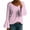 Z1-Pink, variant on Womens Shirts Prolriy Ladies' Spring Summer T-Shirt with V-Neck, Pleated and Flared Sleeves Tops for Women Trendy Blue XL