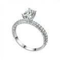 thumbnail image 4 of Elegant Full Rhinestone Ring Alloy Jewelry Daily Accessories Ring Personalized Gift, 4 of 9