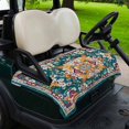 thumbnail image 2 of Golf Cart Seat Covers for 2 Seater,Vintage Southwest Microfiber Cart Seat Towel Blanket,Boho Aztec Farmhouse Pattern Art Absorbent Breathable Non Slip Bench Seats Protector for Golf Course 51"x31", 2 of 9