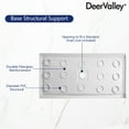 thumbnail image 6 of DV-1SB0105 60''W Shower Base in White with Single Threshold Shower Pan, Non-slip Design, 6 of 11