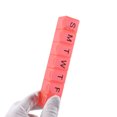 thumbnail image 5 of Unique Bargains 1 Pc 7 Compartment Single Row Pill Case Lightweight for Travel Clear Orange, 5 of 6