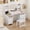 White, variant on Tolead Pink Princess - Inspired 2 - in - 1 Kids Vanity Set: Storage Cabinet, Open Shelf, Jewelry Storage, and a Charming Mirror - Ideal for Little Girls' Dreamy Makeup & Playtime