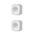 thumbnail image 2 of Billuyoard Cubierta de alimentos Bolsa desechable Caja de almacenamiento Caja de pared Plástico sin perforaciones Reutilizable Organizadores de Blanco 2Conjunto, 2 of 6