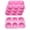 Pink, variant on 4PCS Silicone Half Sphere Mold, 6-Cavity Hemisphere Baking Mold for Cake Decoration, Chocolate, Mousse, Jelly, Candy & DIY Dessert Baking Tool