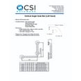 thumbnail image 2 of CSI Bathware Barre d'Angle Verticale BAR-VL32-TW-125-PN en Forme de L, Satiné, 2 of 2