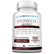 Approved Science Stonexyl - Herbal Support for Kidney Stones - 60 Capsules - Chanca Piedra - High Absorption -1 Month Supply - Vegan
