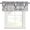 Gray, variant on Hot Air Balloon Kitchen Valances for Windows, Vintage Grey Sky Clouds Minimalist Bathroom Window Valances 42x12 Inch Rod Pocket Window Treatments Valance Curtains for Living Room Bedroom Decor