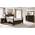 thumbnail image 2 of Andover 4-piece Eastern King Bedroom Set Dark Oak, 2 of 15