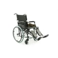 thumbnail image 1 of Silla de ruedas Karman Healthcare con liberación rápida, ejes y reposapiernas elevable, color negro, 11 kg, 1 of 4