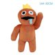 thumbnail image 1 of El animal relleno de los amigos del arco iris juega la muñeca suave de la felpa del monstruo azul para los fans de los niños, 1 of 2