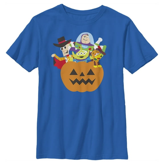 Boy's Toy Story Halloween Toy Treats  Graphic Tee Royal Blue Large