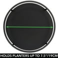 thumbnail image 5 of mDesign Metal Modern Indoor/Outdoor Plant Stand, Flowers, Greenery, Matte Black, 5 of 7