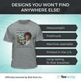 thumbnail image 4 of Teelocity Bob Ross Make Mistakes Into Birds Athletic Heather Short Sleeve Graphic Tee, 4 of 7