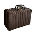 thumbnail image 3 of SunniMix Picnic Basket,Rattan Suitcase Box,Prop Bin, Lunch Box,Vintage Rattan Handbag for M, 3 of 8