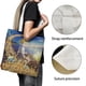 thumbnail image 3 of The Imaginary Bolso de tela con estampado de lienzo para mujer, bolsa de compras reutilizable y estética, con cremallera interior, regalo para mujer,38*45cm., 3 of 6