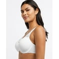 thumbnail image 4 of Women's Bali DF0084 One Smooth U Comfort Stretch Lace Underwire Bra (White 38D), 4 of 5