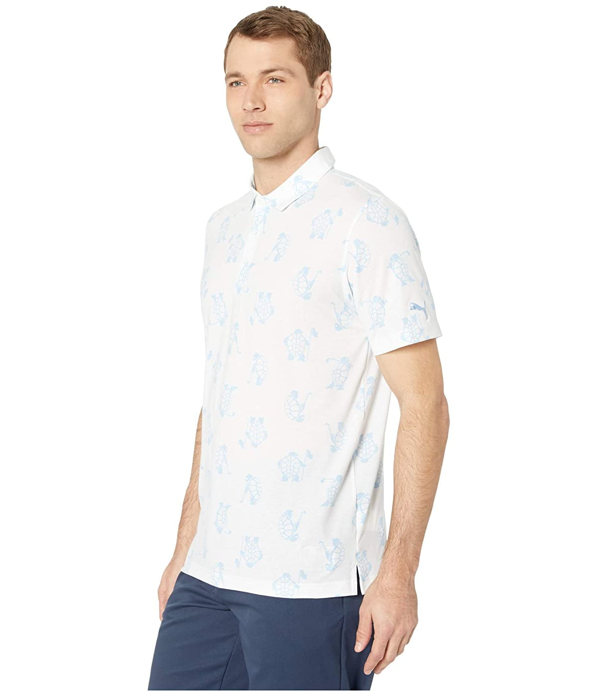 puma slow play golf polo