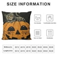 thumbnail image 5 of BANET  Cat Pillow Covers Happy Halloween Lovely Cartoon Pattern Beige Background Throw Pillowcase for Home Decorate  18x18in, 5 of 5