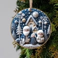 thumbnail image 1 of Xihbxyly Liquidación de Verano 2024 Regalos Navideños Colgantes para Familiares y Compañeros Decoración Redonda para Árbol de Navidad, 1 of 7