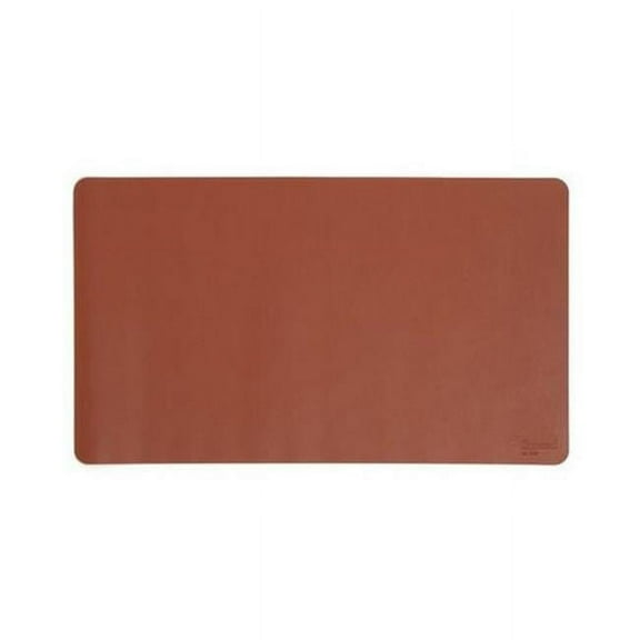 23.6 x 13.7 in. PVC Vegan Leather Desk Pads, Brown